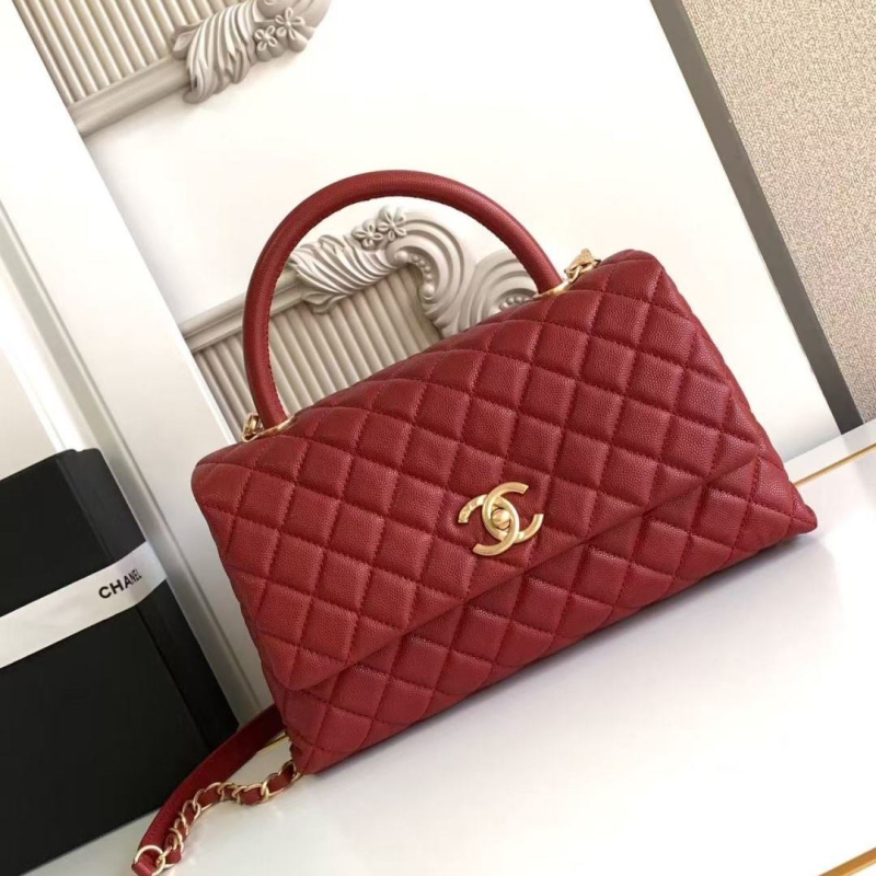 Ch**el top handle bags